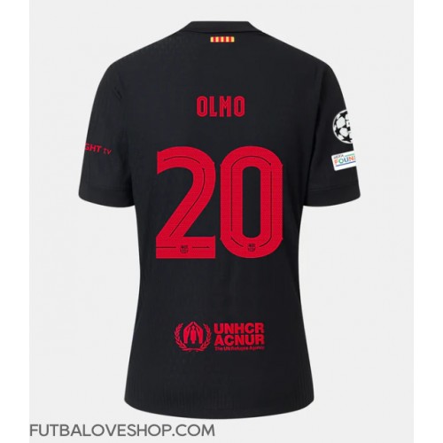 Dres Barcelona Dani Olmo #20 Preč 2024-25 Krátky Rukáv